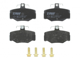 Купить GDB3092 TRW Тормозные колодки задние Примера (P10, P11) (1.6, 1.8, 2.0) без датчика износа